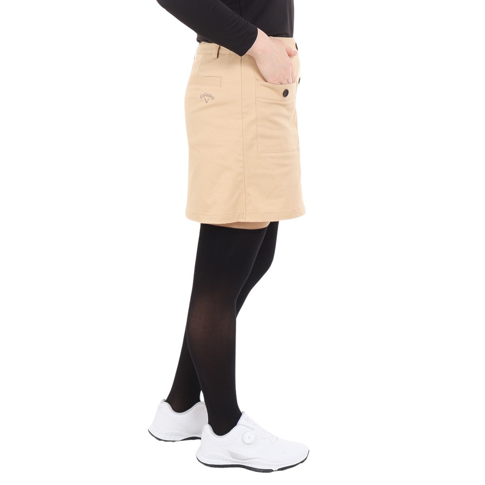 キャロウェイ（CALLAWAY）（レディース）ゴルフウェア インナーパンツ付 ツイルインナーショートパンツスカート C24128201-1040