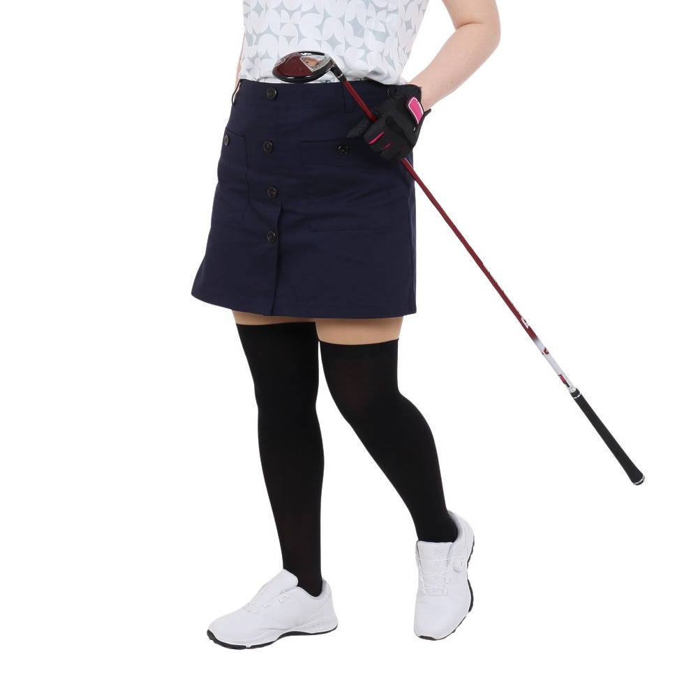 キャロウェイ（CALLAWAY）（レディース）ゴルフウェア インナーパンツ付き ツイルインナーショートパンツスカート C24128201-1120