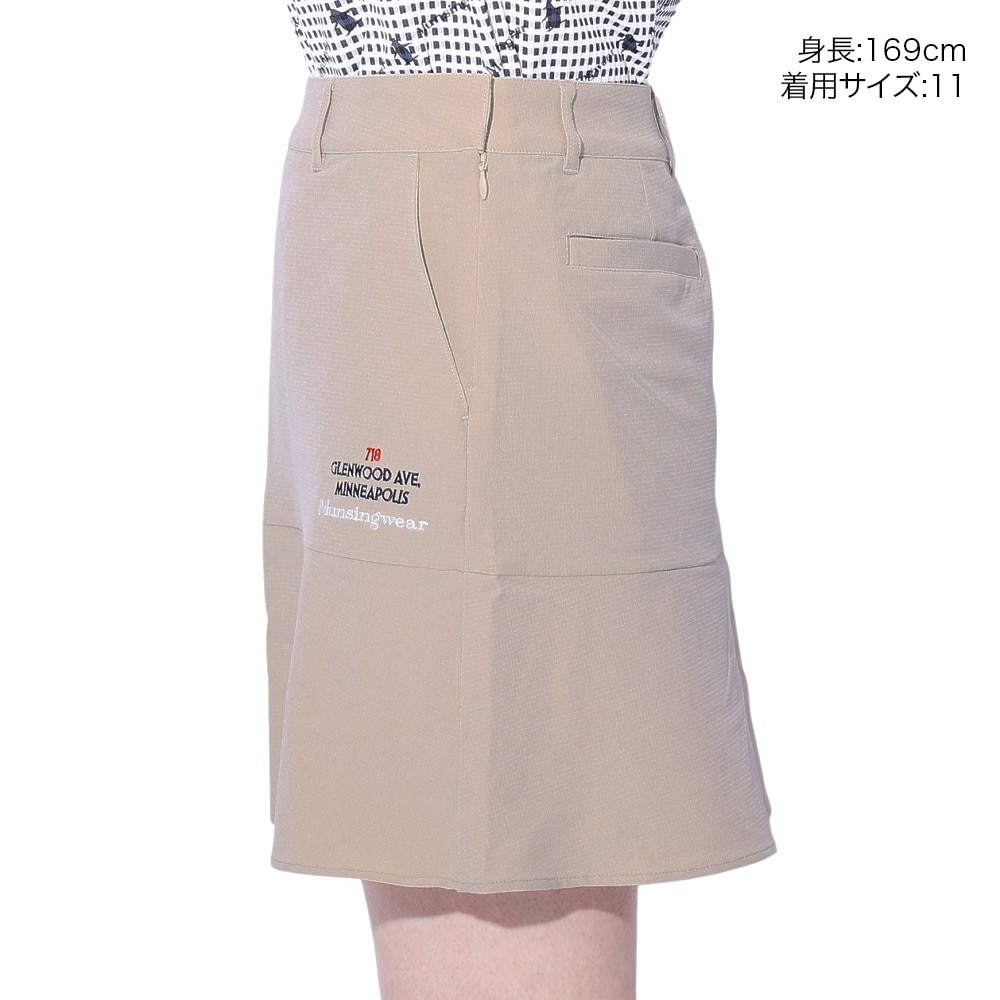 マンシングウエア（MUNSING WEAR）（レディース）ゴルフウェア ストレッチフレアスカート MGWXJE06 BG00★★★