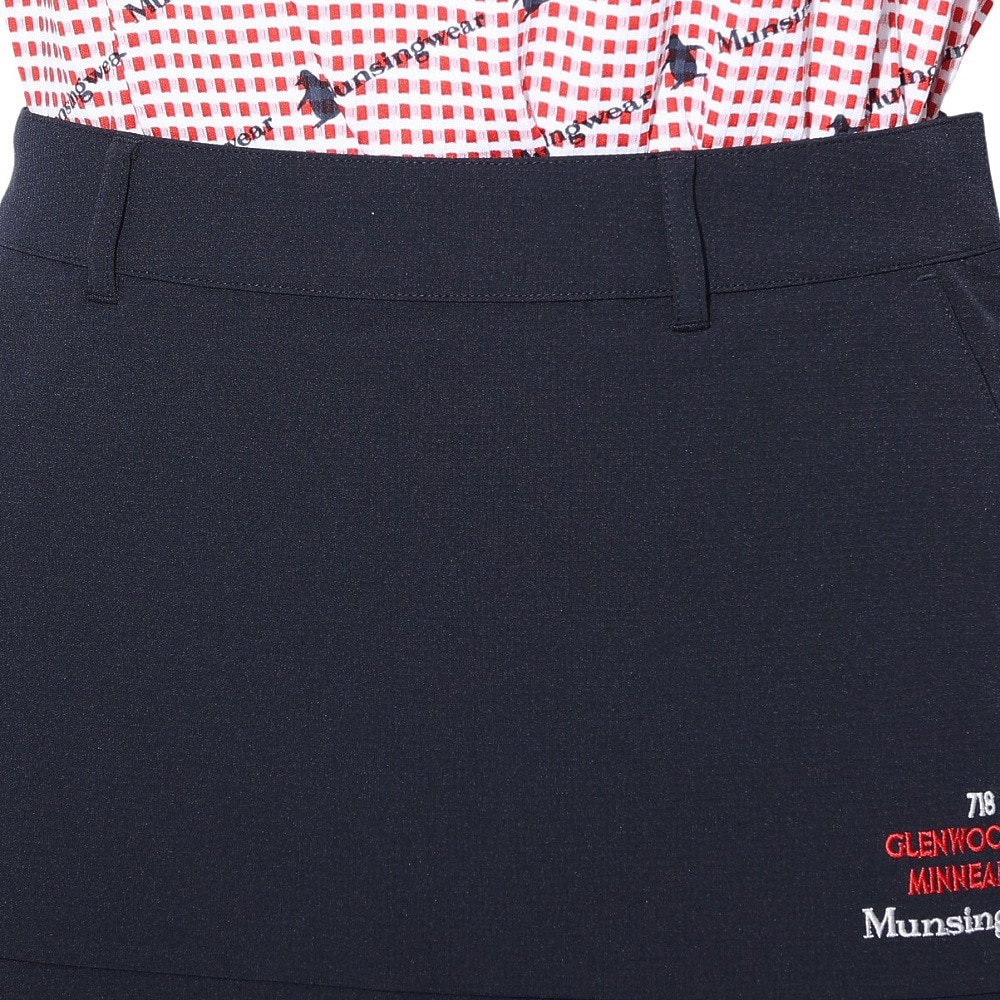 マンシングウエア（MUNSING WEAR）（レディース）ゴルフウェア ストレッチフレアスカート MGWXJE06 NV00★★★