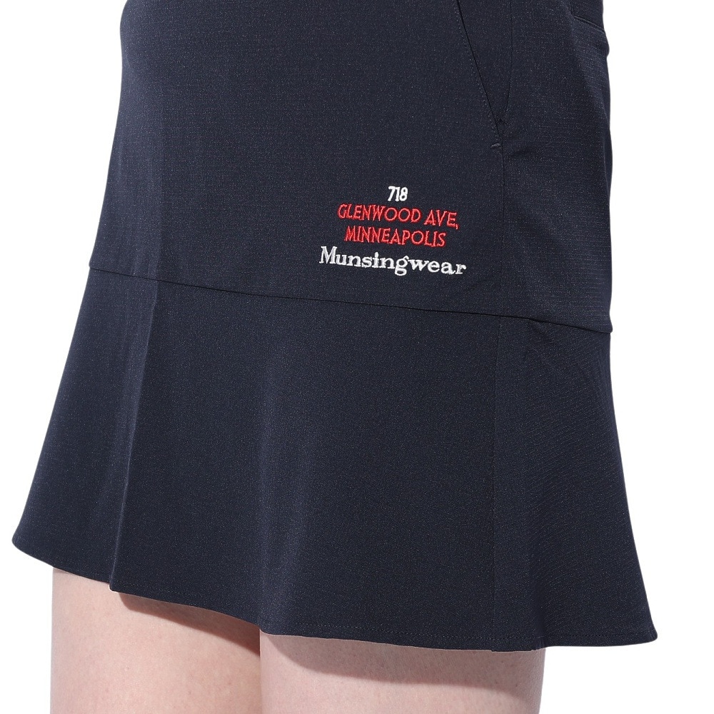 マンシングウエア（MUNSING WEAR）（レディース）ゴルフウェア ストレッチフレアスカート MGWXJE06 NV00★★★