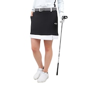 オークリー（OAKLEY）（レディース）ゴルフウェア インナーパンツ付 ELEVATE BULGE BLOCK スカート FOA500741-02E