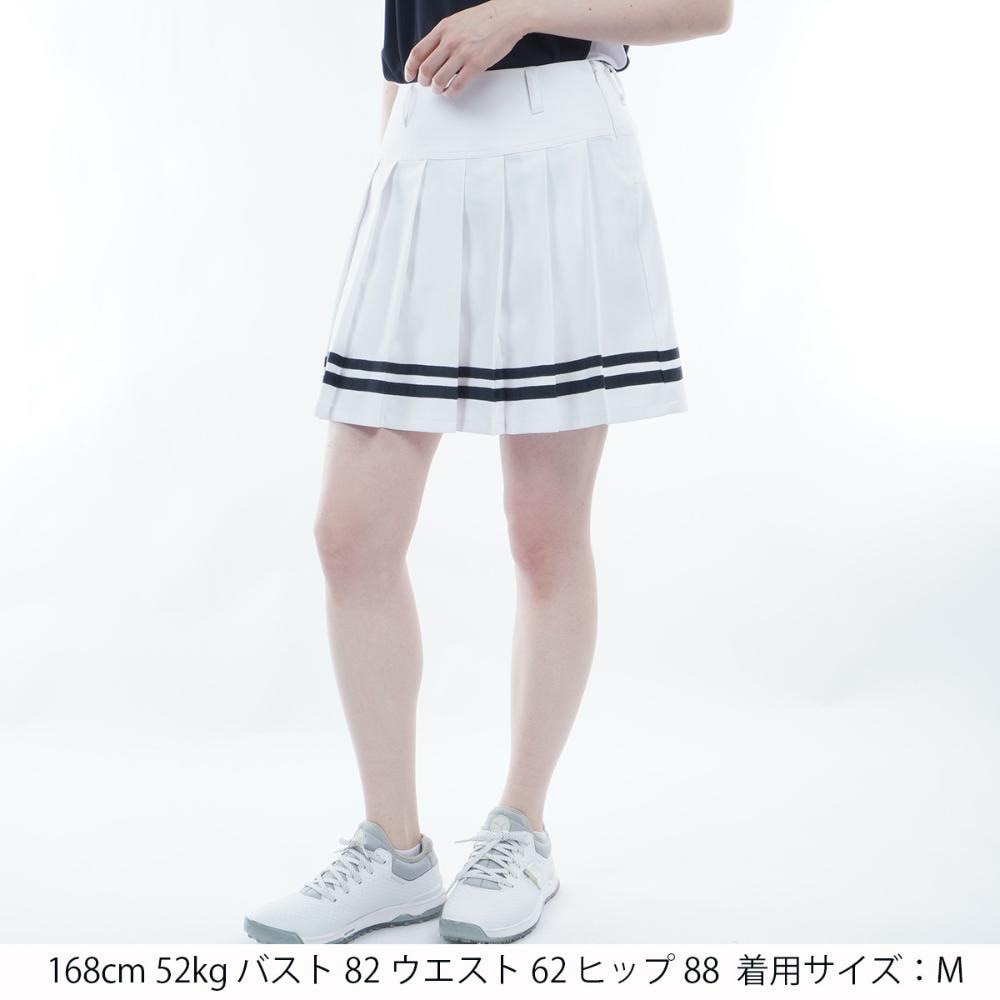 トミー ヒルフィガー ゴルフ（TOMMY HILFIGER GOLF）（レディース）ゴルフウェア フレアプリーツ スカート THLA404-WHT