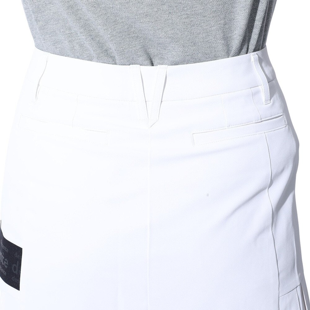 デサントゴルフ（DESCENTEGOLF）（レディース）ゴルフウェア 吸汗速乾 神白 プリーツスカート インナーパンツ付き DGWXJE05 WH00