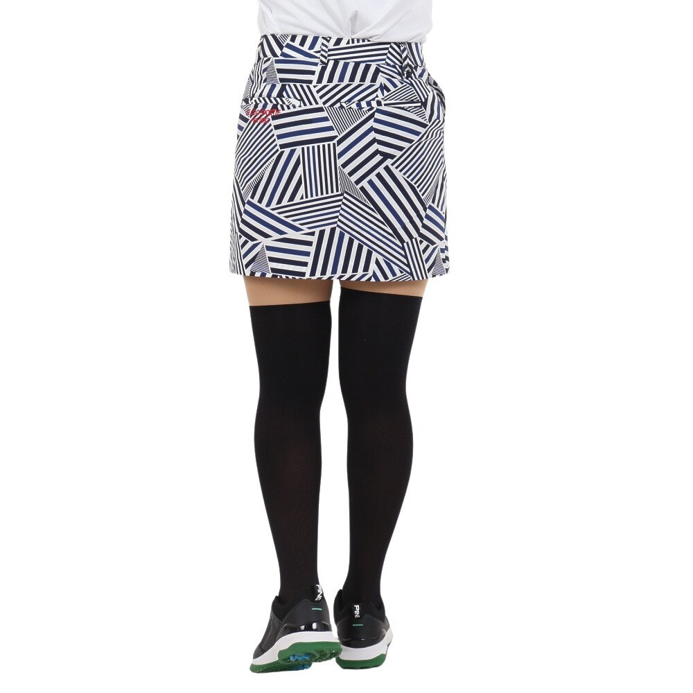 ルコックスポルティフ（lecoqsportif）（レディース）ゴルフウェア フレンチボーダー スカート QGWXJE05 NV00★★★