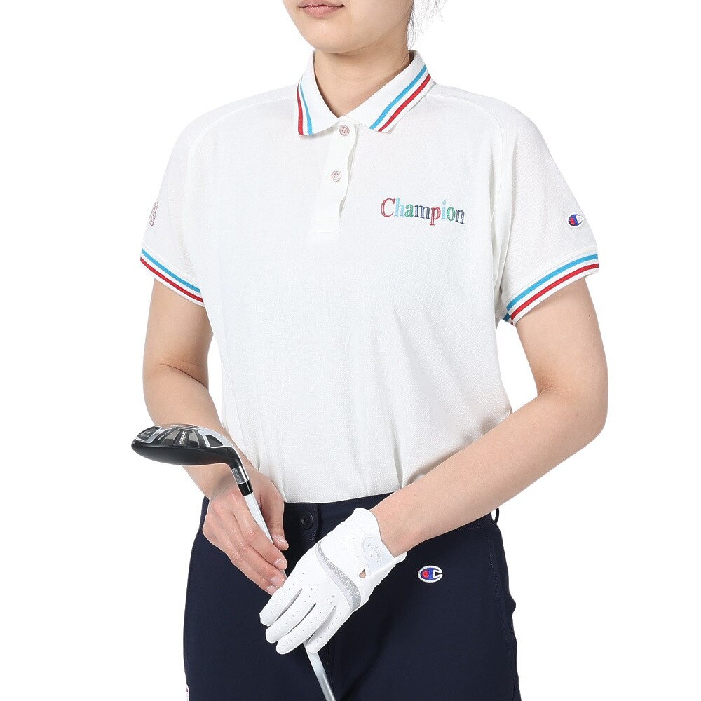チャンピオン（CHAMPION）（レディース）ゴルフウェア 半袖ポロシャツ CW-ZG303 020