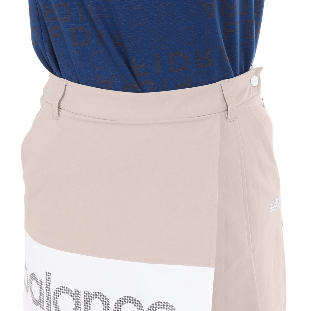 ニューバランス（new balance）（レディース）ゴルフウェア インナーパンツ付 吸水速乾 接触冷感 スカート ウイズ インナー 012-4134503-040