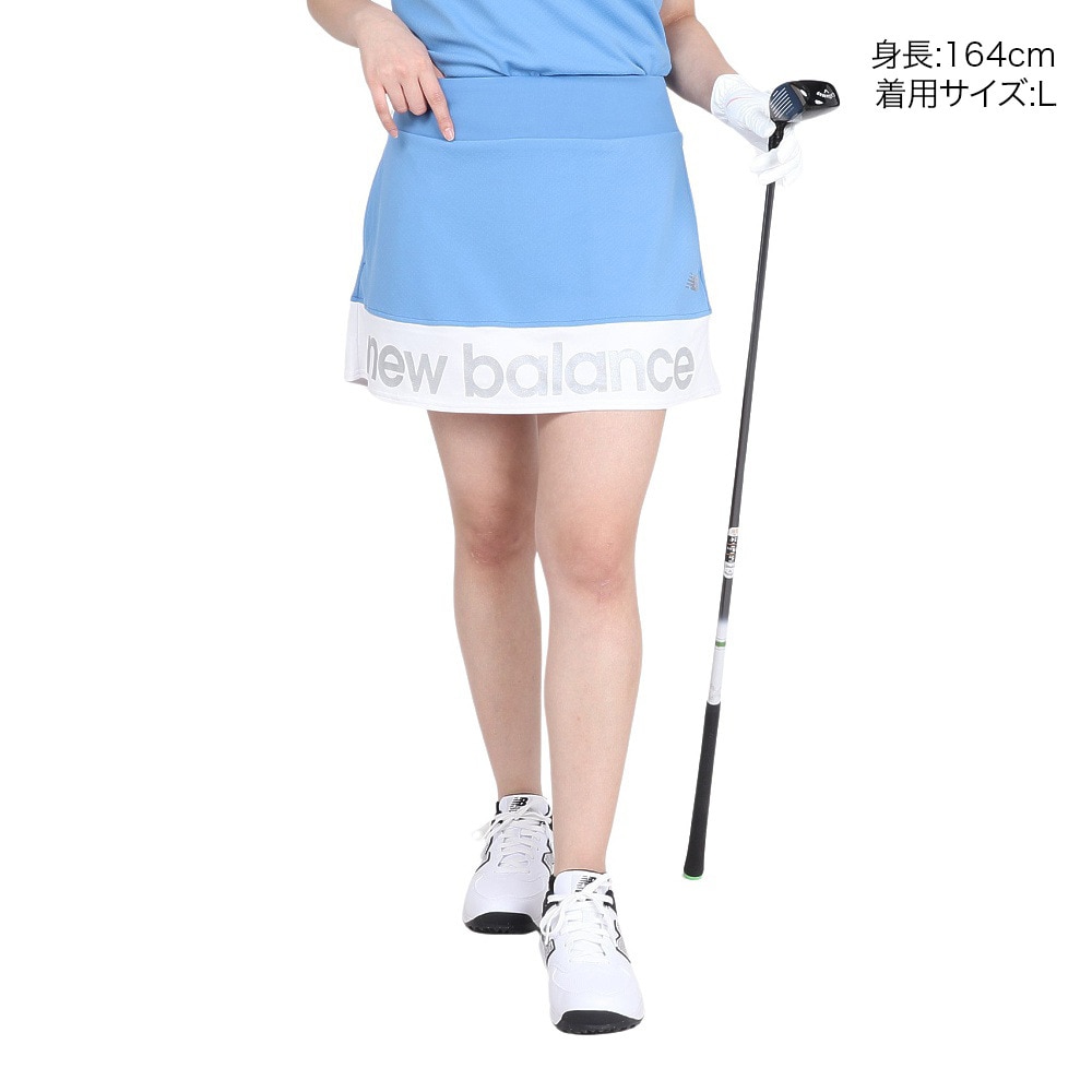 ニューバランス（new balance）（レディース）ゴルフウェア インナーパンツ付き ジャージースカート ウィズ インナー 012-4134508-112
