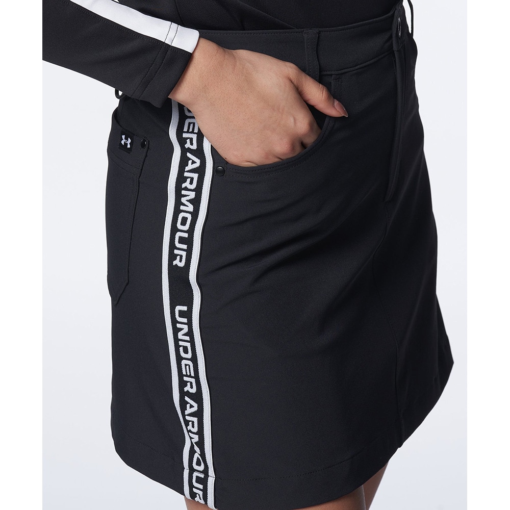 アンダーアーマー（UNDER ARMOUR）（レディース）ゴルフウェア 軽量 ストレッチウーブン ツイル スカート 1384971 001