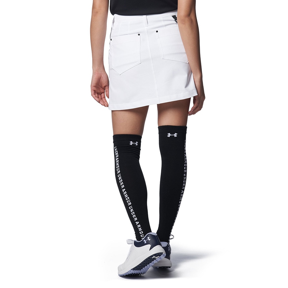 アンダーアーマー（UNDER ARMOUR）（レディース）ゴルフウェア 軽量 ストレッチウーブン ツイル スカート 1384971 100