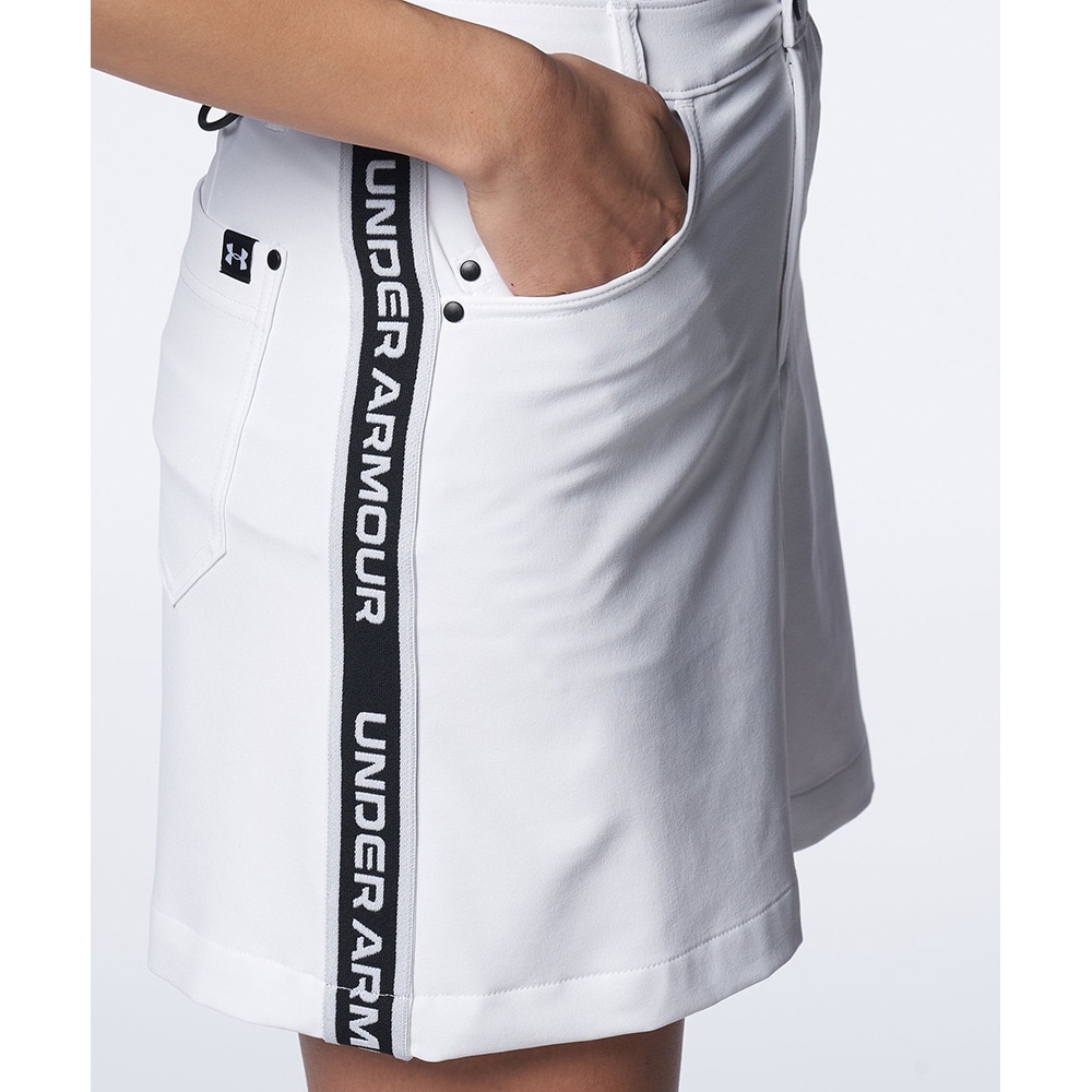 アンダーアーマー（UNDER ARMOUR）（レディース）ゴルフウェア 軽量 ストレッチウーブン ツイル スカート 1384971 100