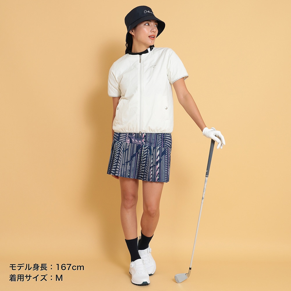 キャロウェイ（CALLAWAY）（レディース）ゴルフウェア ミュージアムプリントプリーツスカート C24228202-1090