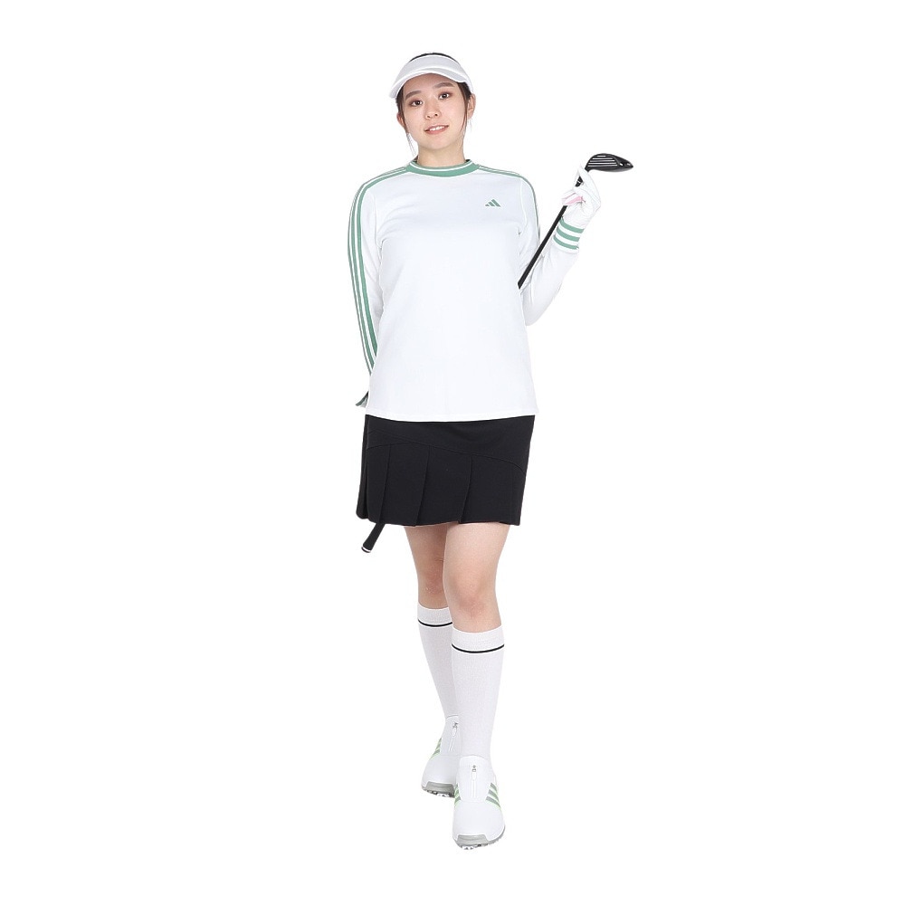 アディダス（adidas）（レディース）ゴルフウェア 撥水アシンメトリープリーツスカート JSB90-IM7203 BK