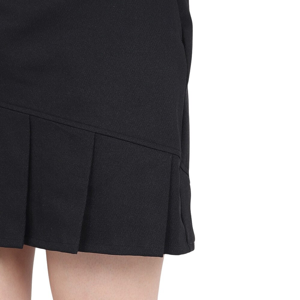 アディダス（adidas）（レディース）ゴルフウェア 撥水アシンメトリープリーツスカート JSB90-IM7203 BK
