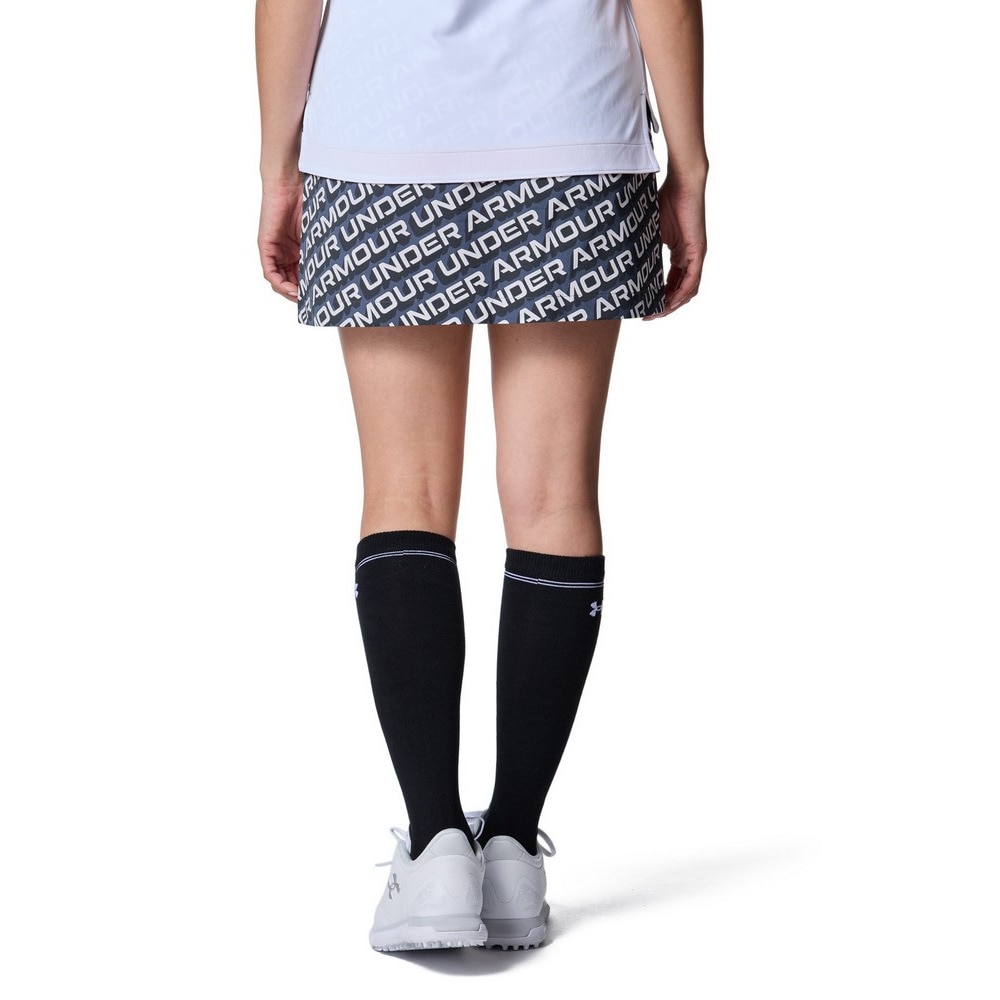 アンダーアーマー（UNDER ARMOUR）（レディース）ゴルフウェア ドライブ スラッシュ ロゴ スカート 6001604 025