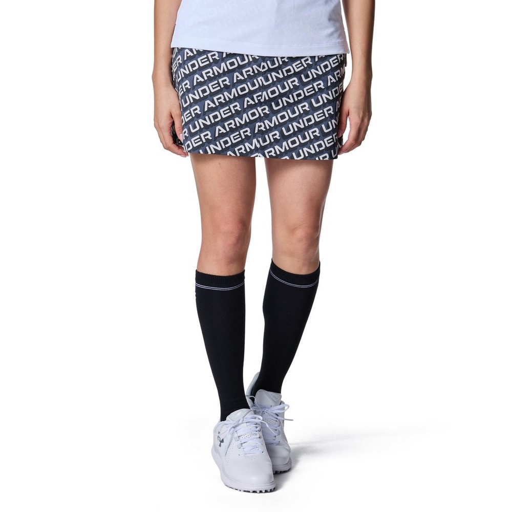 アンダーアーマー（UNDER ARMOUR）（レディース）ゴルフウェア ドライブ スラッシュ ロゴ スカート 6001604 025