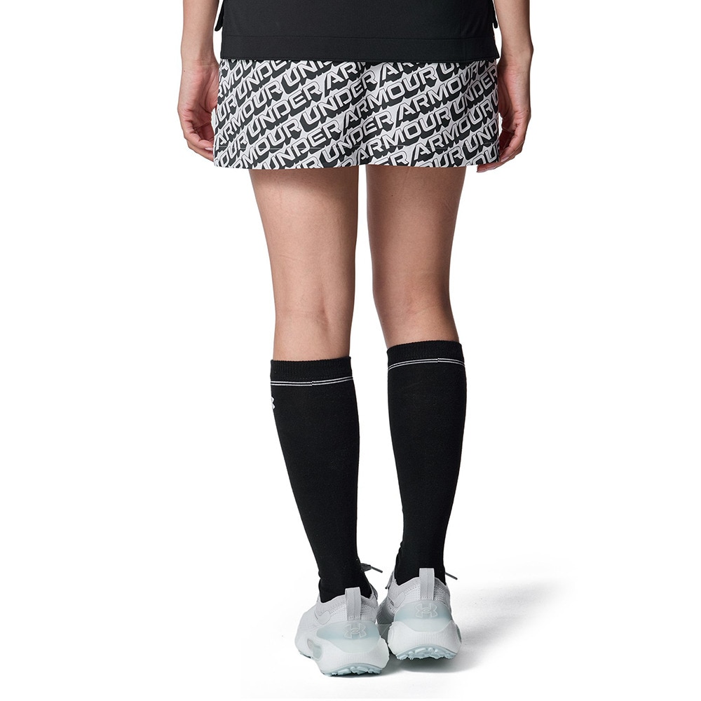 アンダーアーマー（UNDER ARMOUR）（レディース）ゴルフウェア Uドライブ スラッシュ ロゴ スカート 6001604 100