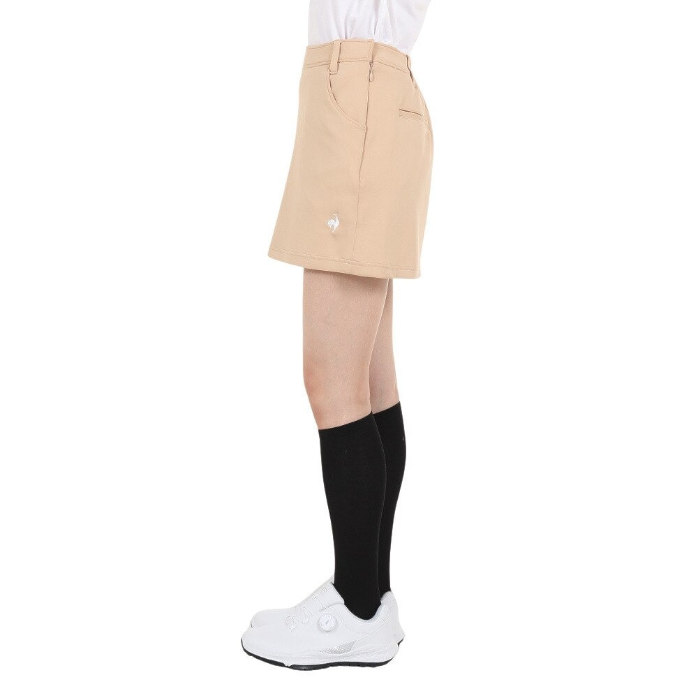ルコックスポルティフ（lecoqsportif）（レディース）ゴルフウェア インナーパンツ付き スフレダンボールスカート QGWWJE04 BG00