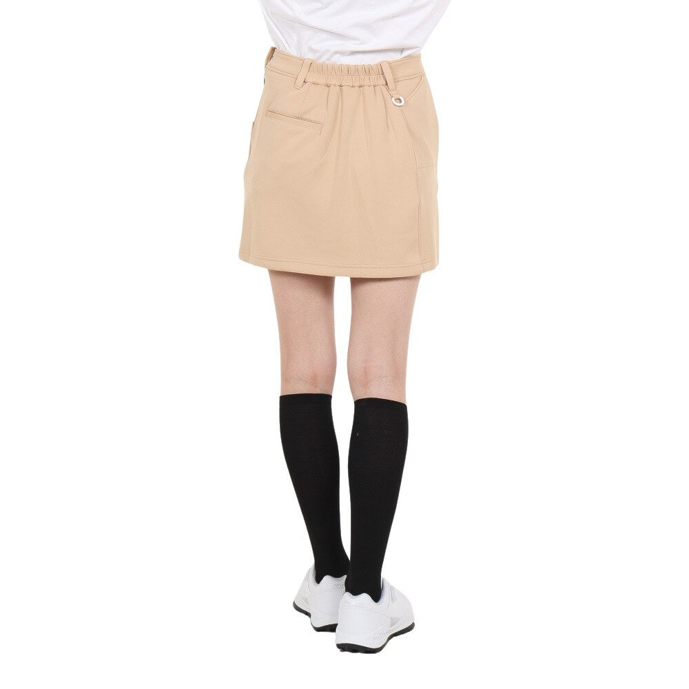 ルコックスポルティフ（lecoqsportif）（レディース）ゴルフウェア インナーパンツ付き スフレダンボールスカート QGWWJE04 BG00