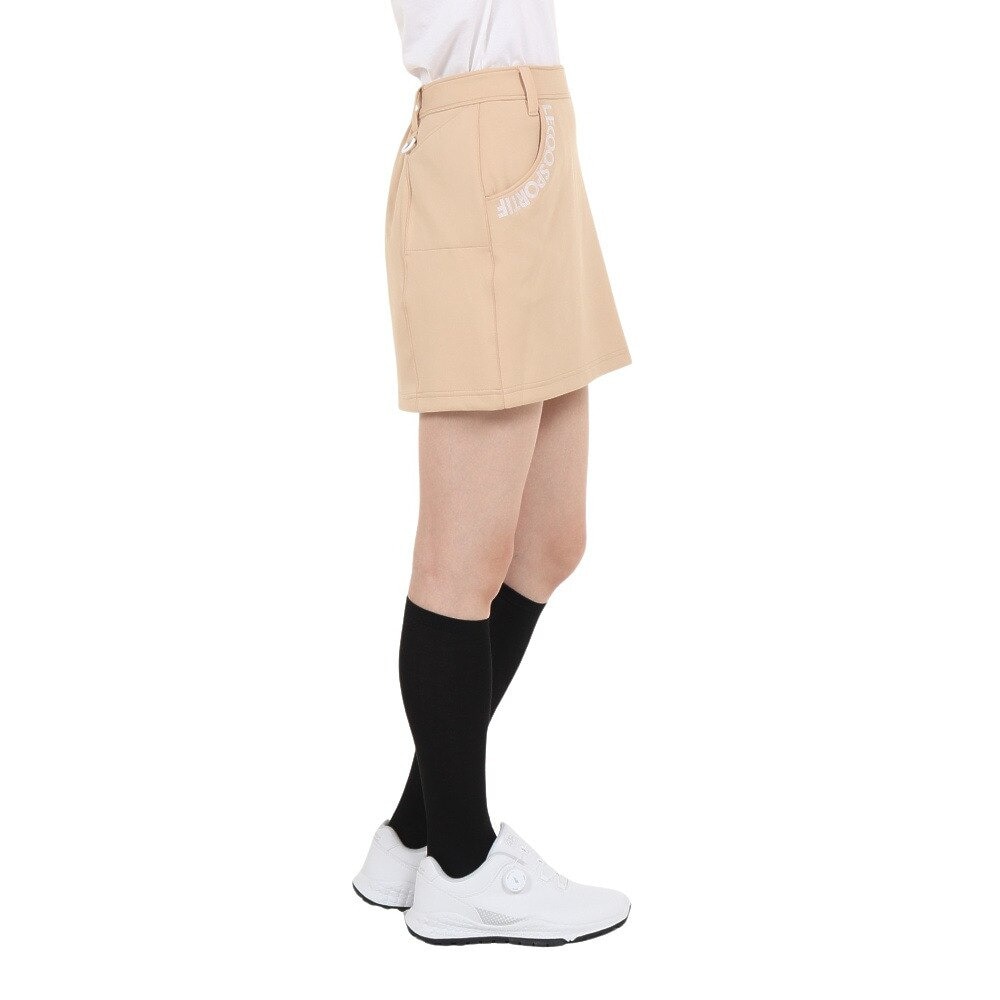 ルコックスポルティフ（lecoqsportif）（レディース）ゴルフウェア インナーパンツ付き スフレダンボールスカート QGWWJE04 BG00