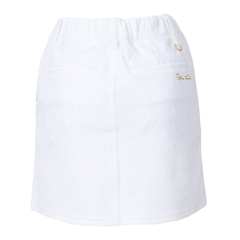 レザレクション（Resurrection）（レディース）ゴルフウェア GMジャガードスカート BD34SK35 WHT