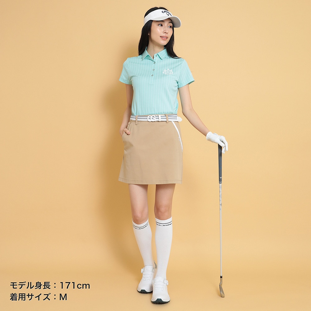 キャロウェイ（CALLAWAY）（レディース）ゴルフウェア 撥水 8WAYストレッチ ニットツイルスカート C25128200-1040