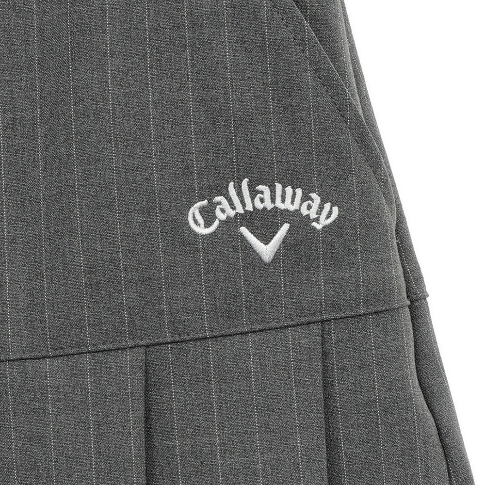 キャロウェイ（CALLAWAY）（レディース）ゴルフウェア ピンストライプ プリーツスカート C25128204-1020