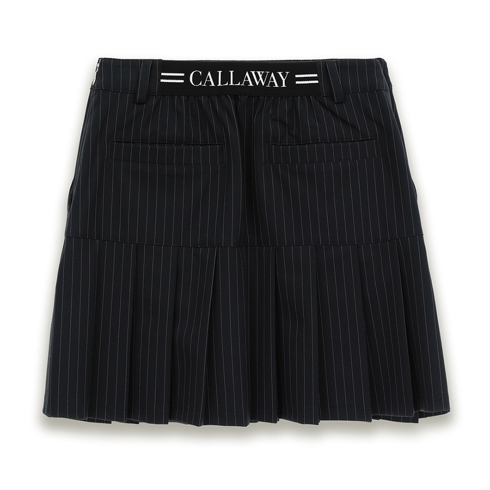 キャロウェイ（CALLAWAY）（レディース）ゴルフウェア ピンストライプ プリーツスカート C25128204-1120
