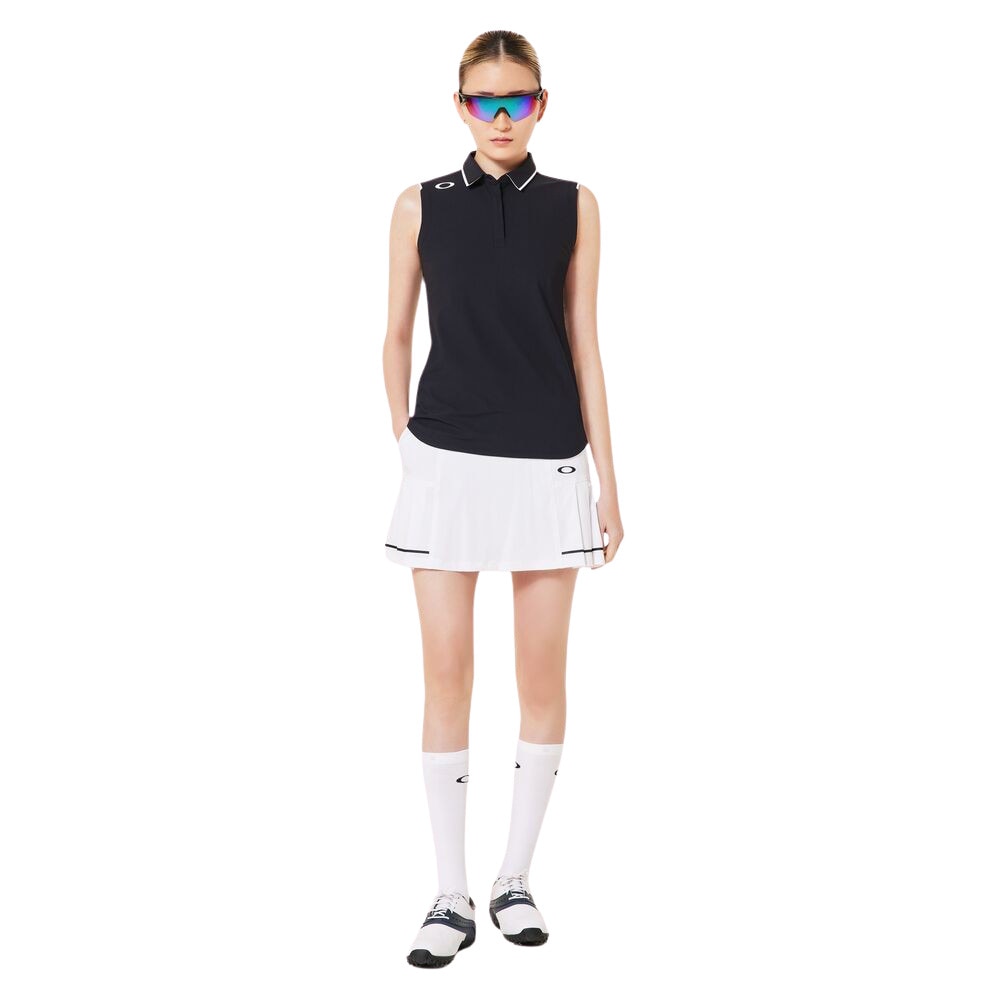オークリー（OAKLEY）（レディース）ゴルフウェア 吸汗速乾 接触冷感 ELEVATE プリーツスカート FOA500849-100