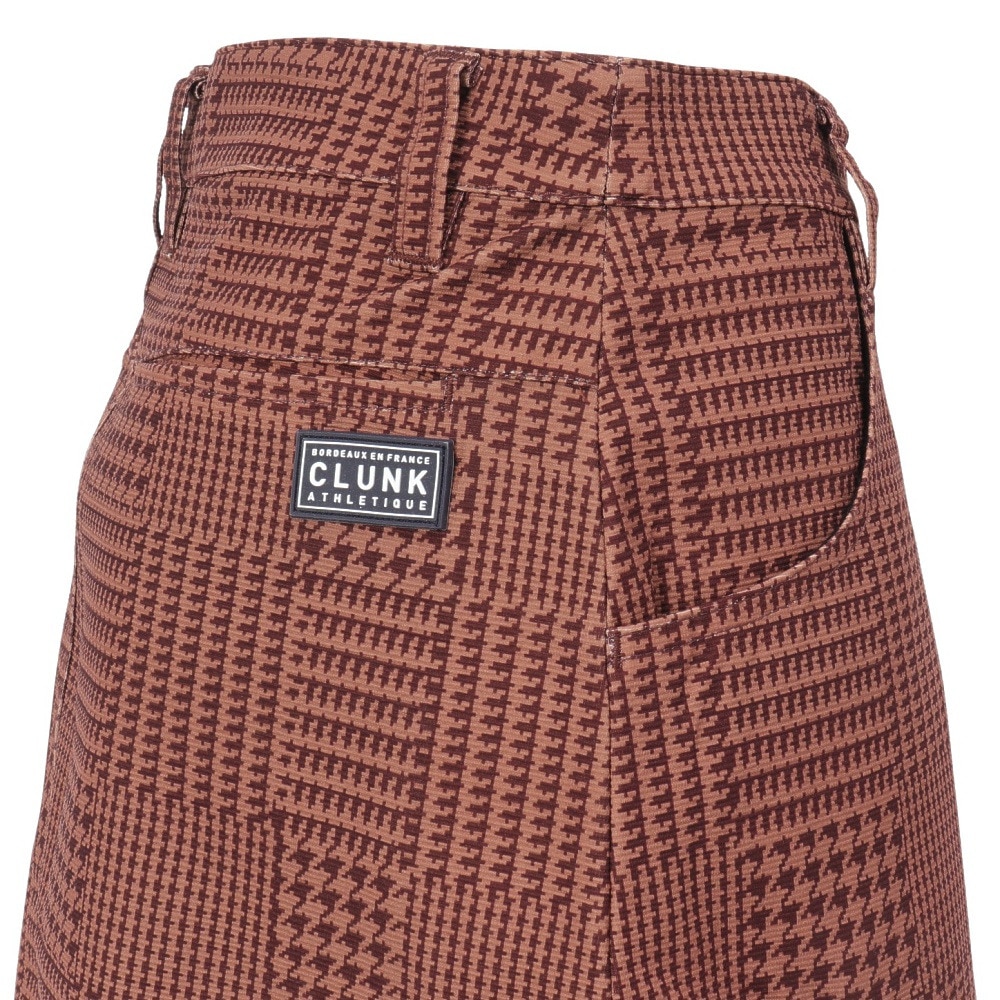 クランク（CLUNK）（レディース）ゴルフウェア チェック柄スカート インナーパンツ付き CL5QUP16 BRN