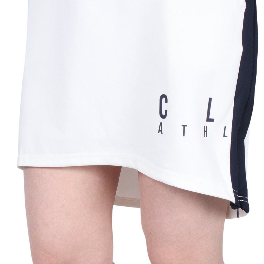 クランク（CLUNK）（レディース）ゴルフウェア ダンボールニットスカート インナーパンツ付き CL5QUP68 WHT