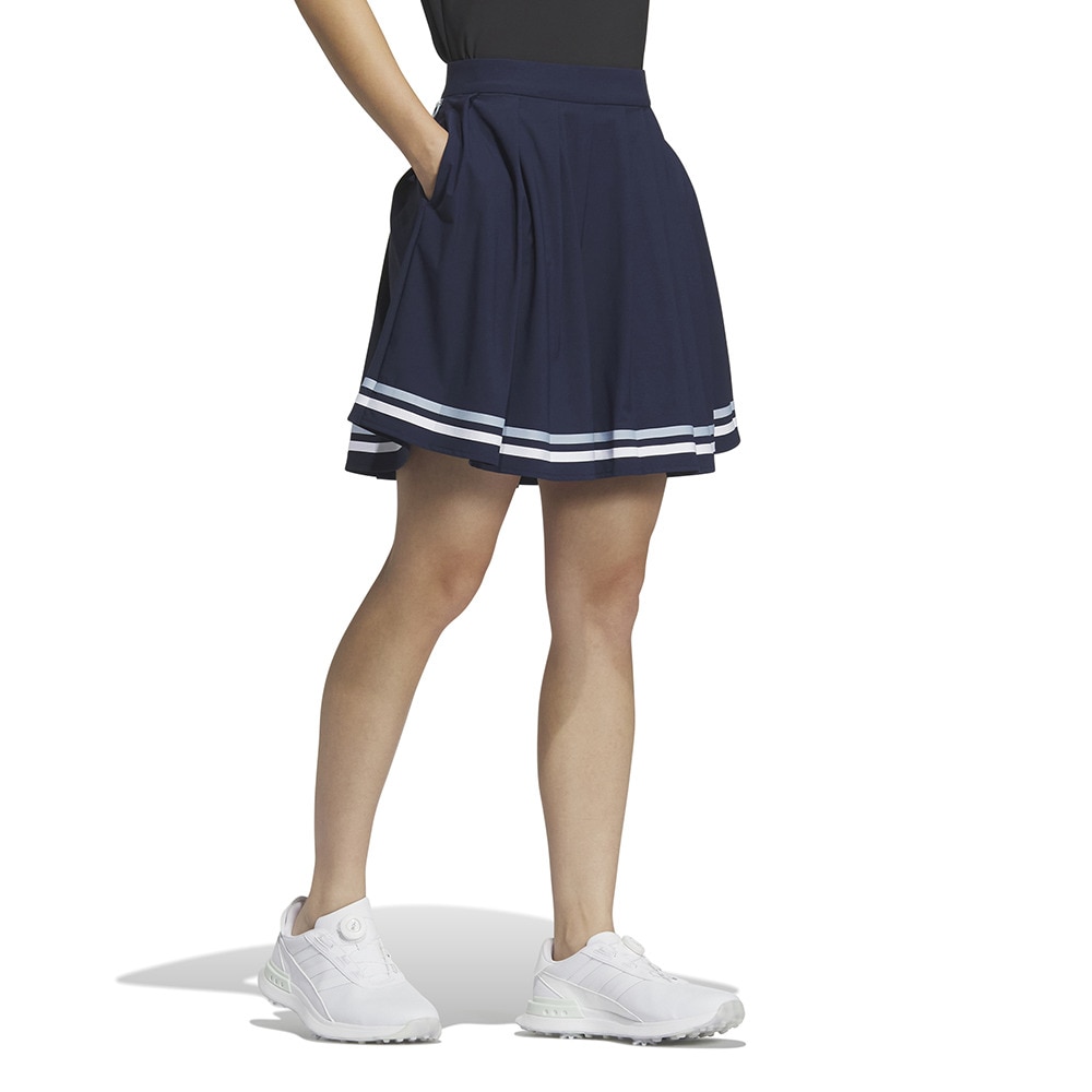 アディダス（adidas）（レディース）ゴルフウェア ソリッド プリーツ スカート KTI94-JF4617NVY
