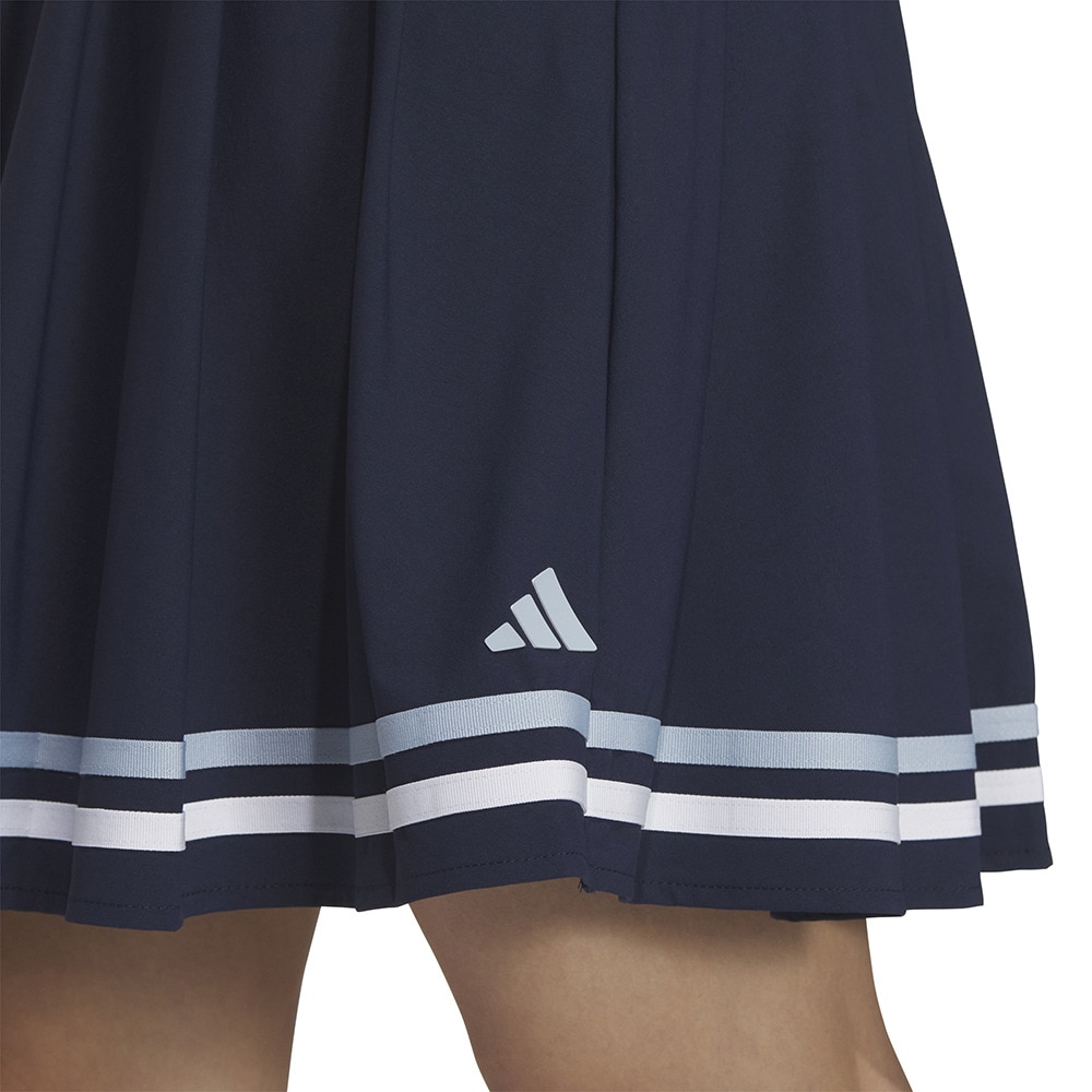 アディダス（adidas）（レディース）ゴルフウェア ソリッド プリーツ スカート KTI94-JF4617NVY
