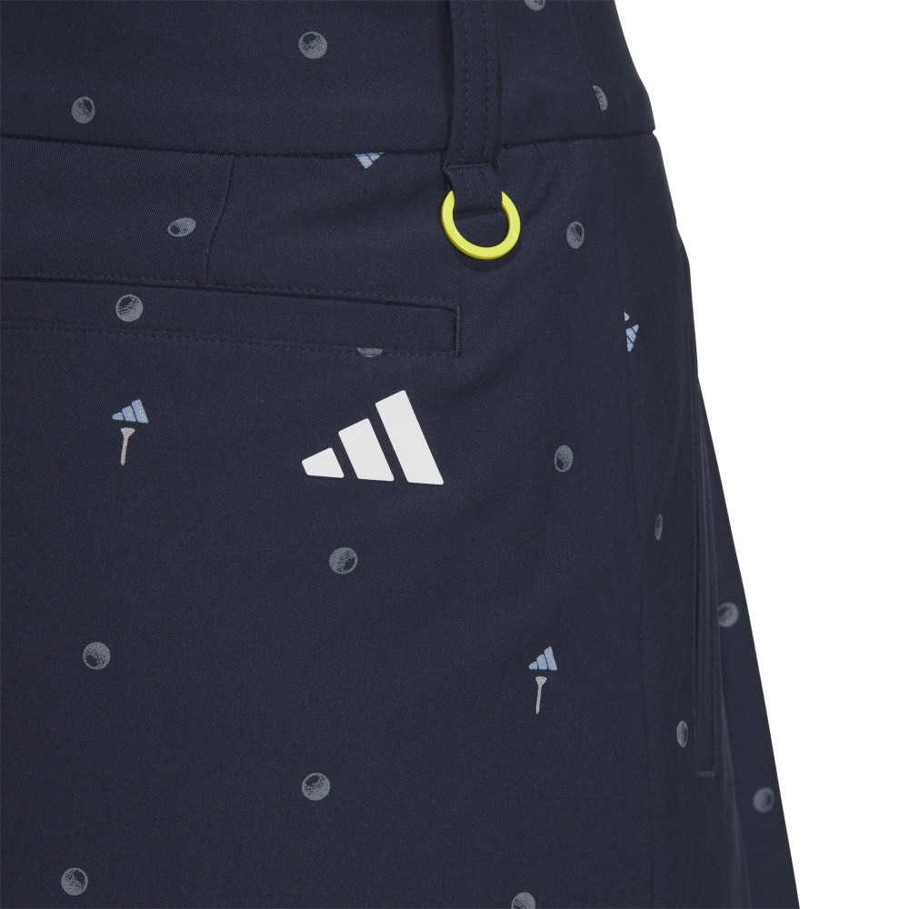 アディダス（adidas）（レディース）ゴルフウェア 撥水モノグラム スカート KTI85-JF4591NVY