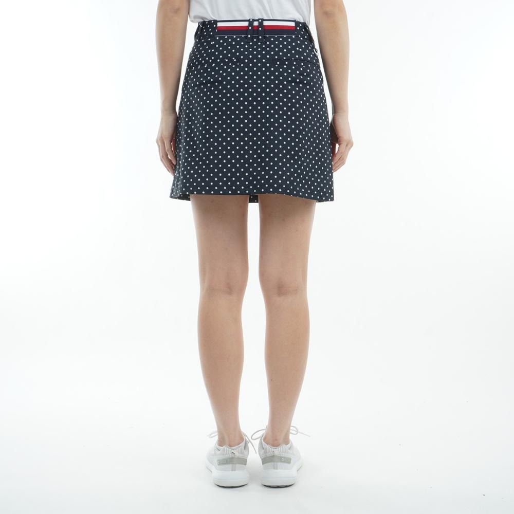 トミー ヒルフィガー ゴルフ（TOMMY HILFIGER GOLF）（レディース）ゴルフウェア ドット&フラワー プリントスカート THLA507-NVY