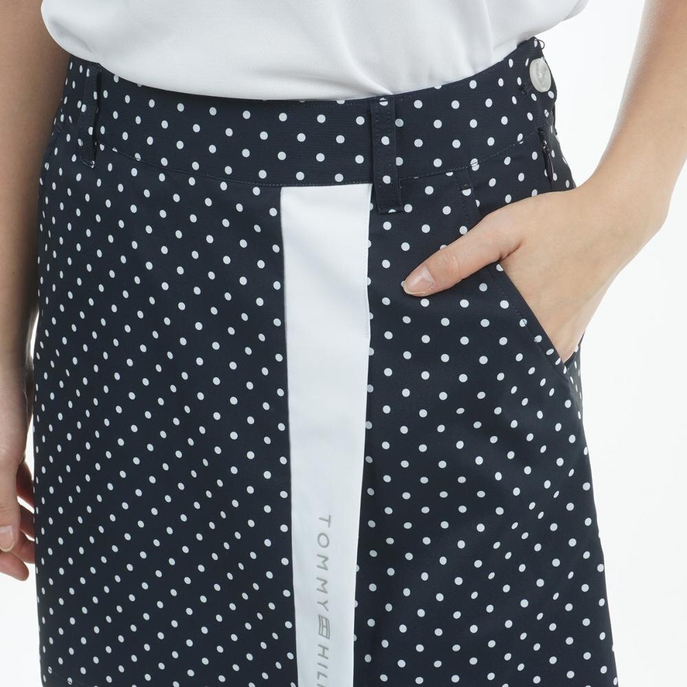 トミー ヒルフィガー ゴルフ（TOMMY HILFIGER GOLF）（レディース）ゴルフウェア ドット&フラワー プリントスカート THLA507-NVY