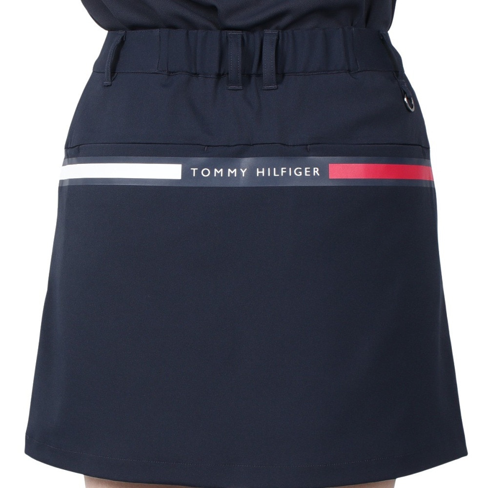 トミー ヒルフィガー ゴルフ（TOMMY HILFIGER GOLF）（レディース）ゴルフウェア バックプリント ツイルスカート THLA514-NVY