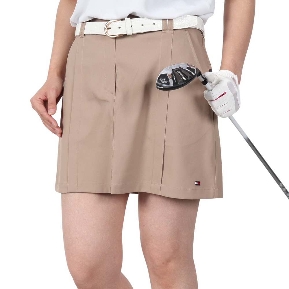 トミー ヒルフィガー ゴルフ（TOMMY HILFIGER GOLF）（レディース）ゴルフウェア バックプリント ツイルスカート THLA514-SND