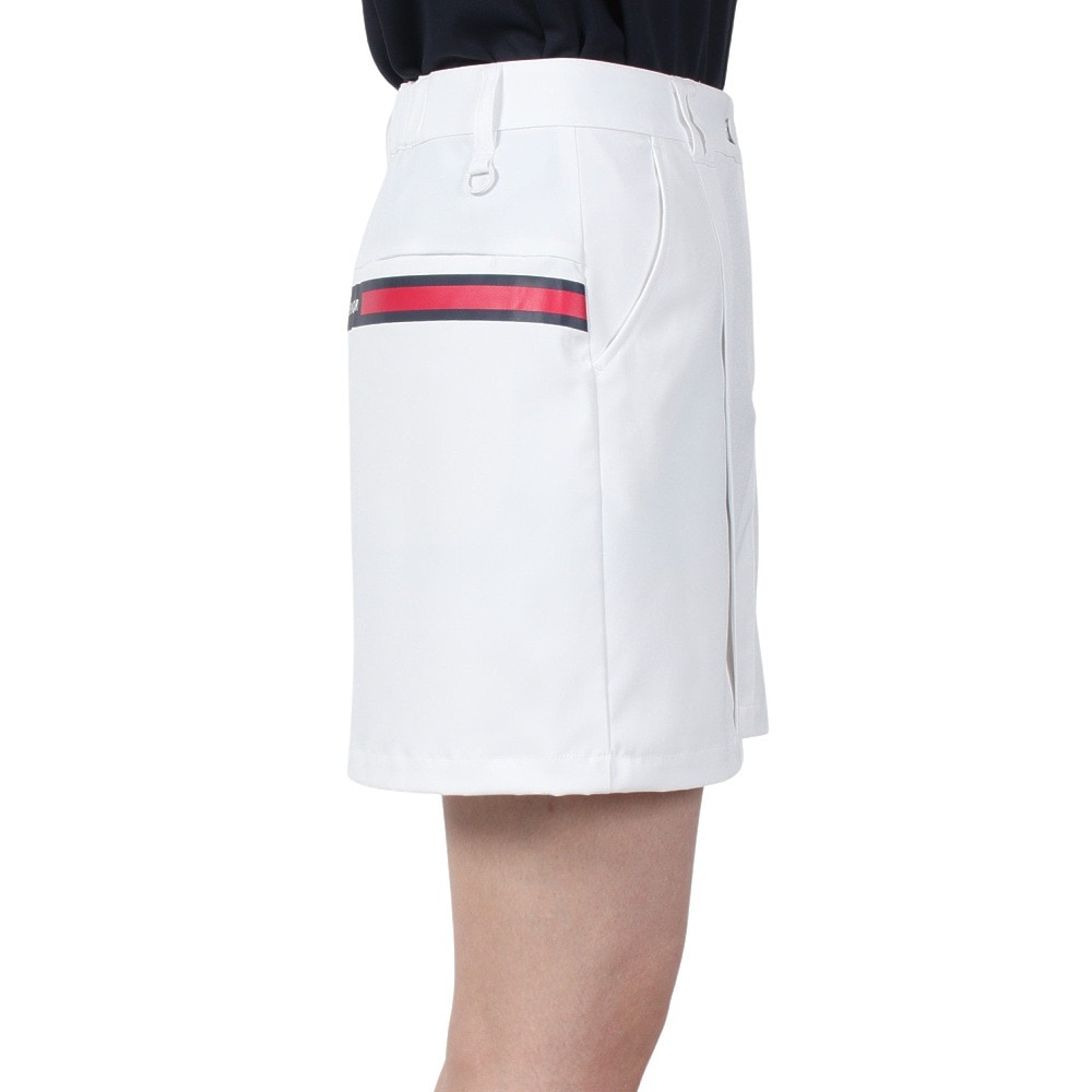 トミー ヒルフィガー ゴルフ（TOMMY HILFIGER GOLF）（レディース）ゴルフウェア バックプリント ツイルスカート THLA514-WHT
