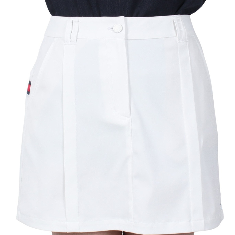 トミー ヒルフィガー ゴルフ（TOMMY HILFIGER GOLF）（レディース）ゴルフウェア バックプリント ツイルスカート THLA514-WHT