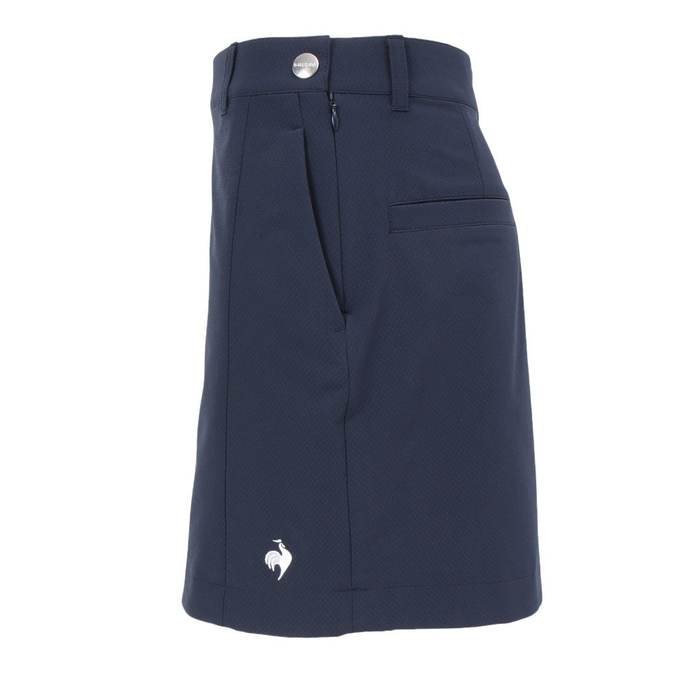 ルコックスポルティフ（lecoqsportif）（レディース）ゴルフウェア プリント切替スカート インナースパッツ付き LG5SSK01L NV00