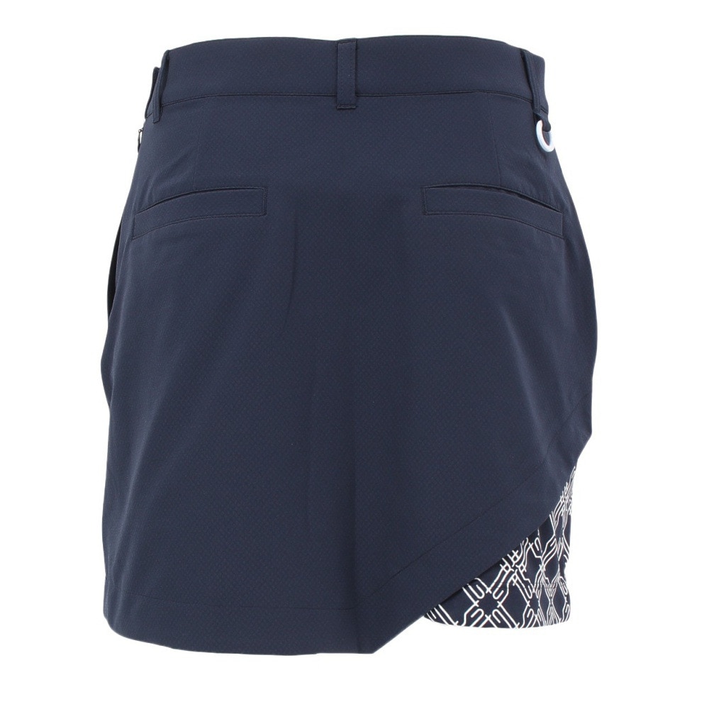 ルコックスポルティフ（lecoqsportif）（レディース）ゴルフウェア プリント切替スカート インナースパッツ付き LG5SSK01L NV00