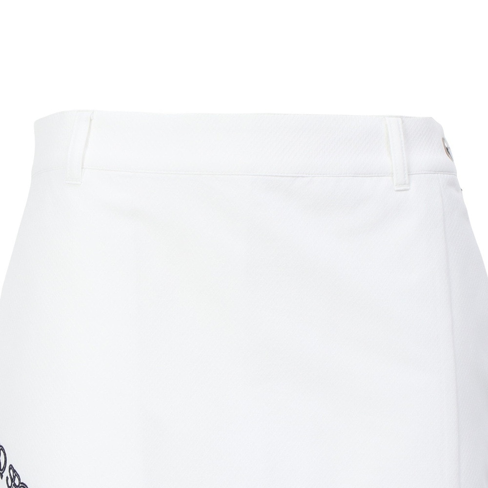 ルコックスポルティフ（lecoqsportif）（レディース）ゴルフウェア プリント切替スカート インナースパッツ付き LG5SSK01L WH00
