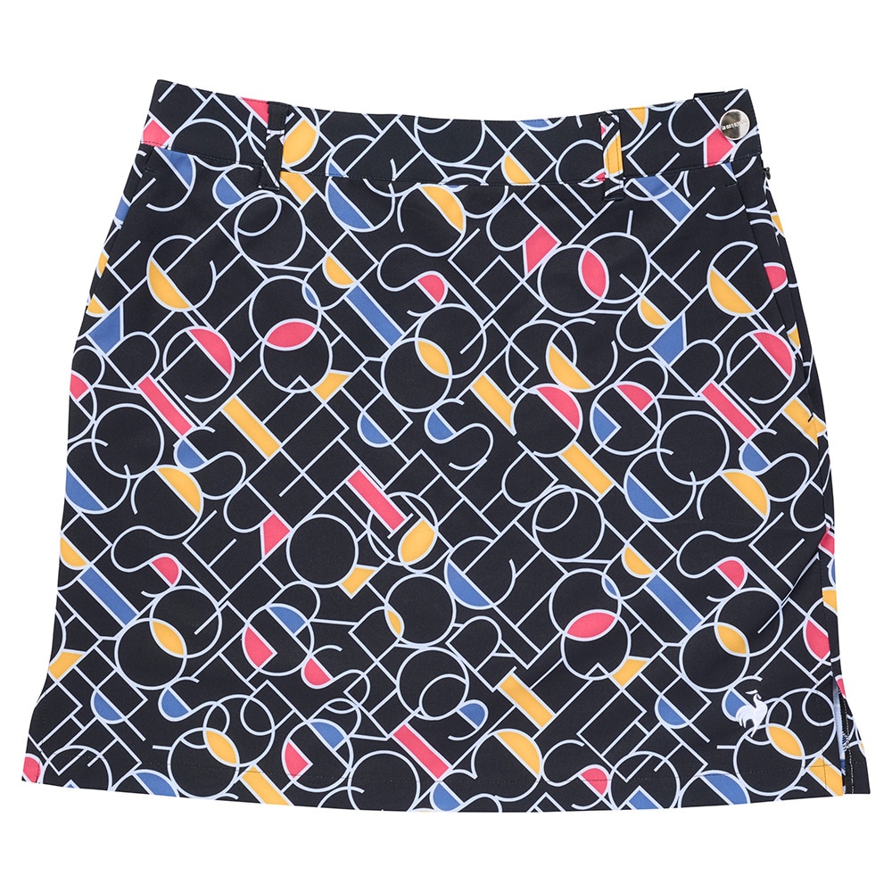 ルコックスポルティフ（lecoqsportif）（レディース）ゴルフウェア 小柄スカート インナースパッツ付き  LG5SSK06L BK00