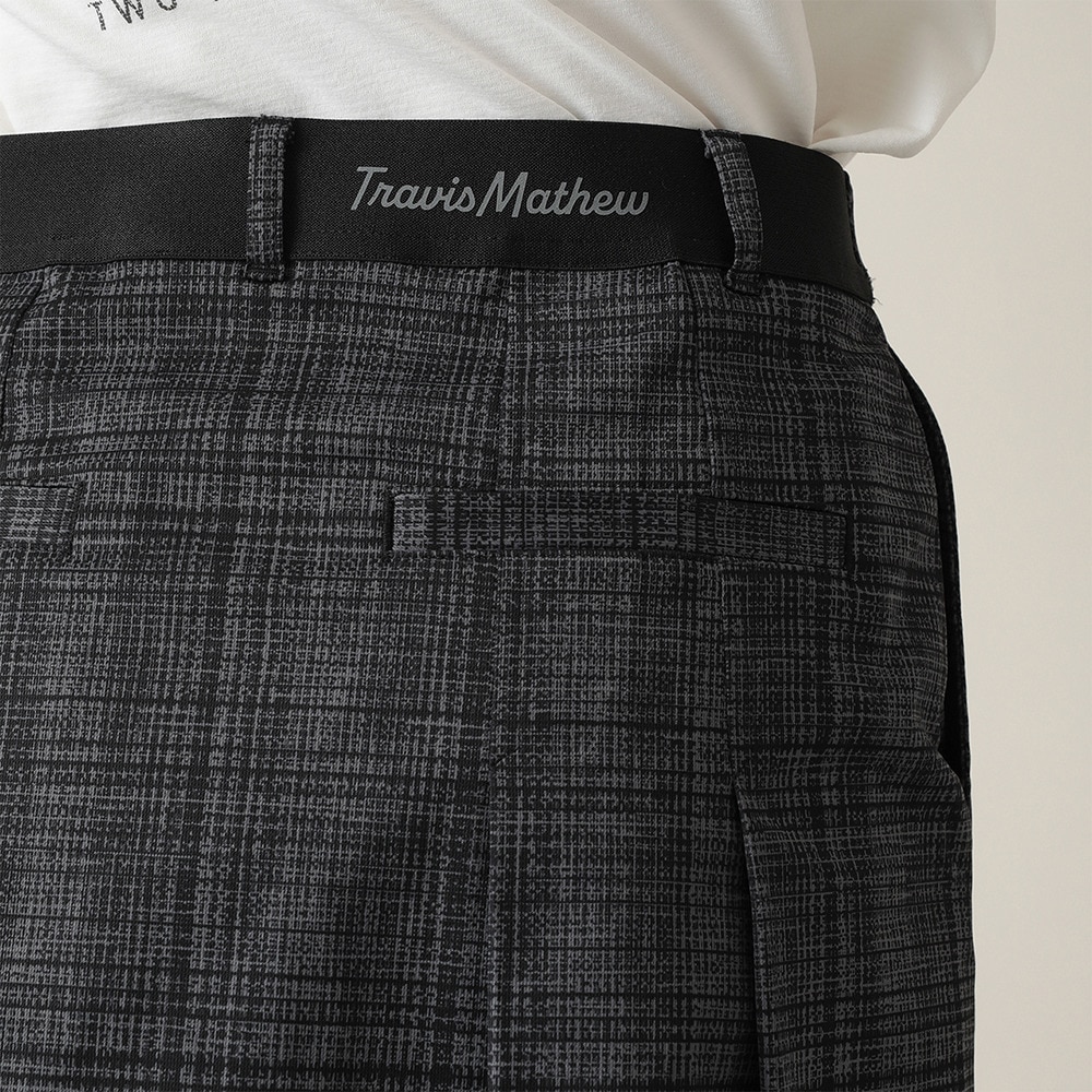 トラヴィスマシュー（Travis Mathew）（レディース）ゴルフウェア Plaid スカート 7AM516-0BLK
