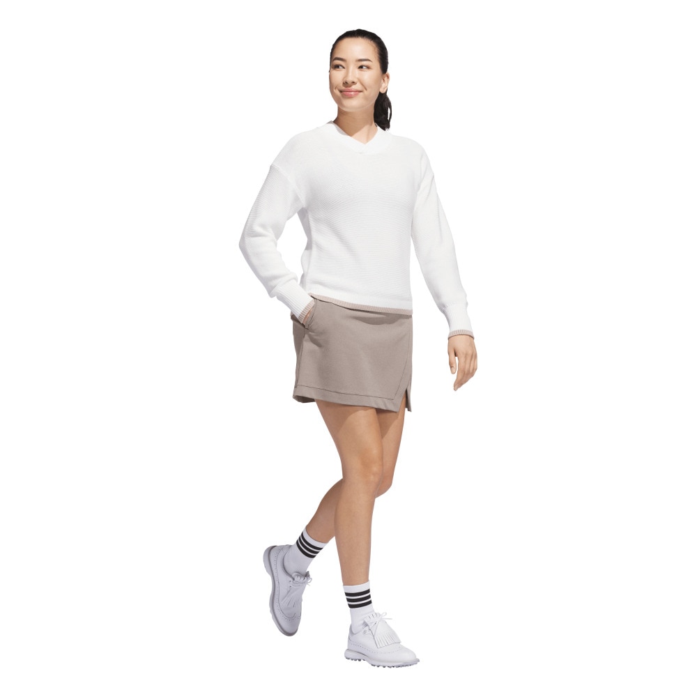 アディダス（adidas）（レディース）ゴルフウェア アルティメット365 フェイクラップ スコート KTB61-JP3553 W/PNK
