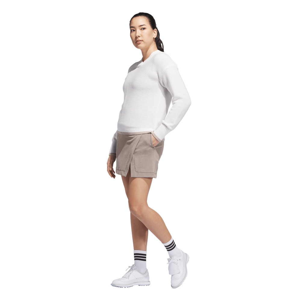 アディダス（adidas）（レディース）ゴルフウェア アルティメット365 フェイクラップ スコート KTB61-JP3553 W/PNK