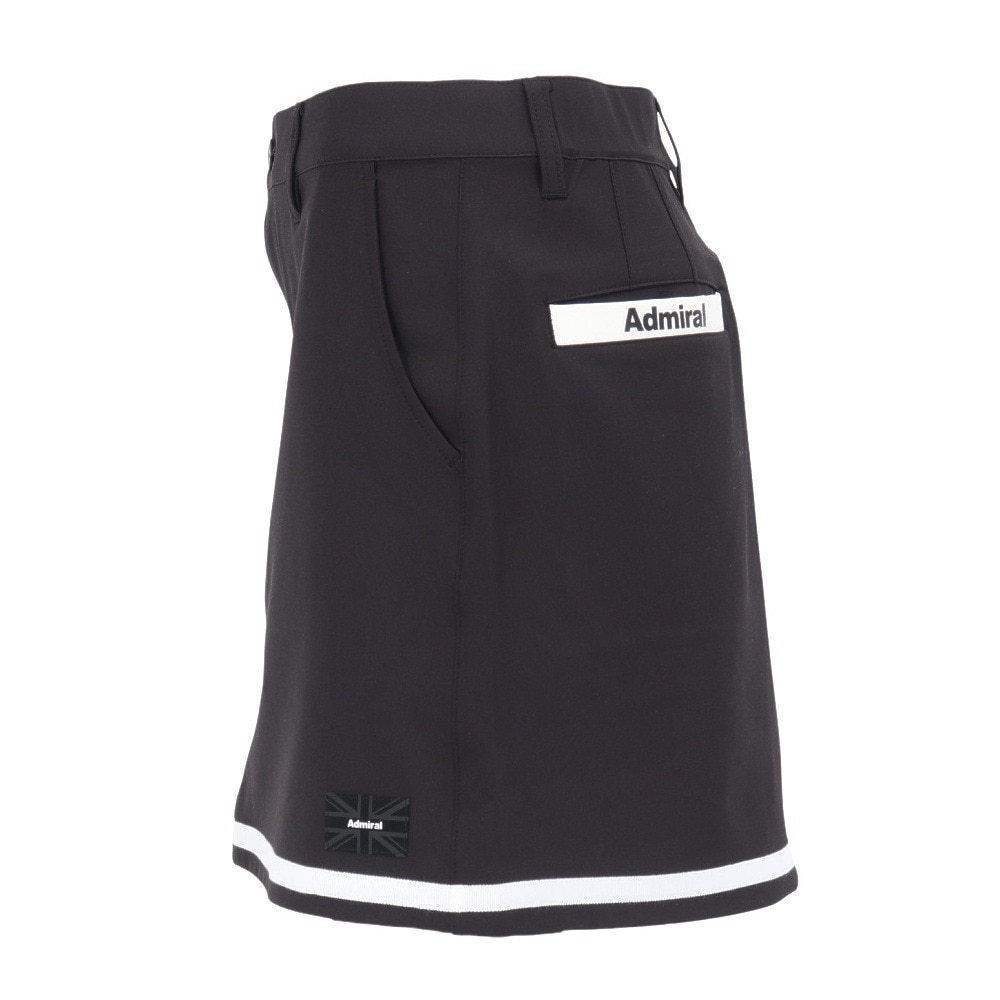 アドミラル ゴルフ（Admiral GOLF）（レディース）ゴルフウェア 4WAYストレッチ ヘムラインスカート ADLA556-BLK