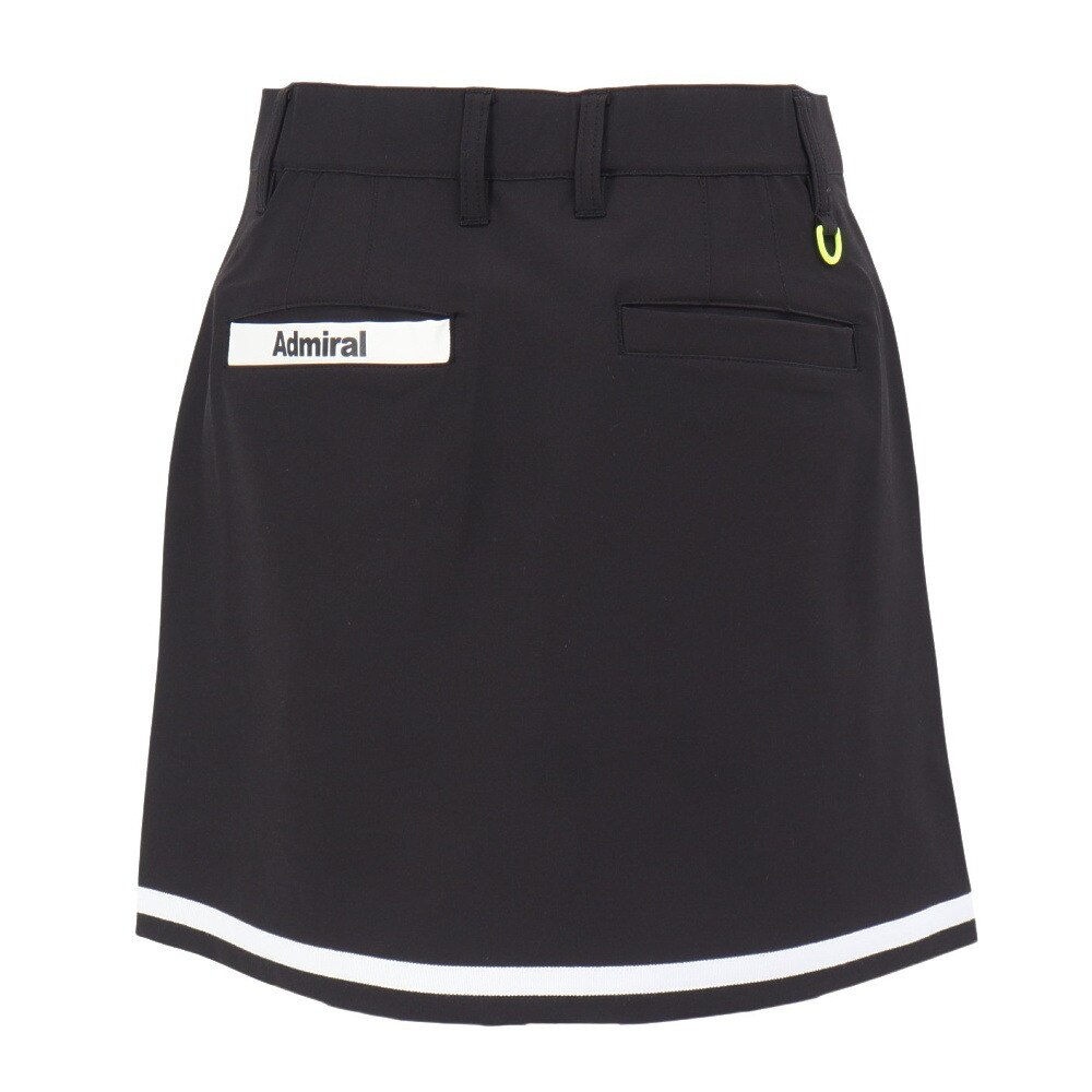 アドミラル ゴルフ（Admiral GOLF）（レディース）ゴルフウェア 4WAYストレッチ ヘムラインスカート ADLA556-BLK