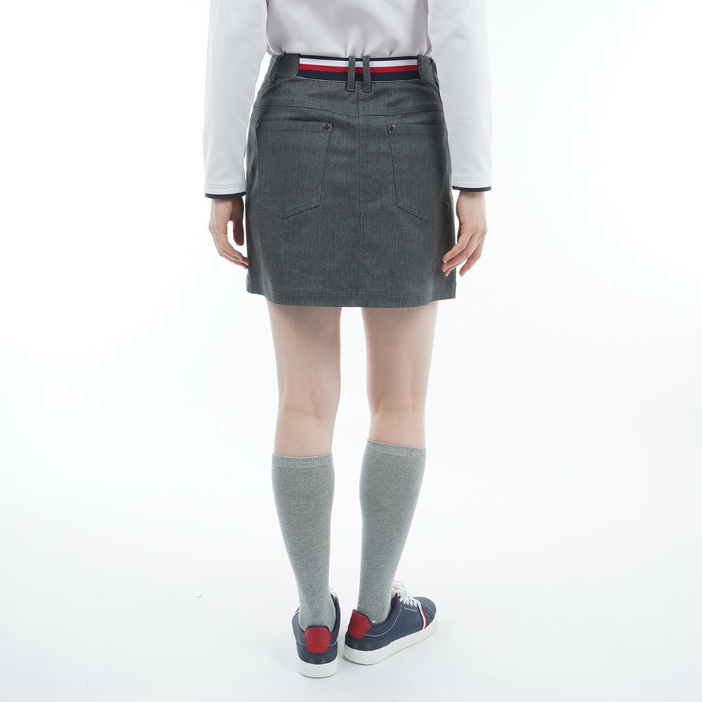 トミー ヒルフィガー ゴルフ（TOMMY HILFIGER GOLF）（レディース）ゴルフウェア ストレッチツイル スカート THLA567-GRY